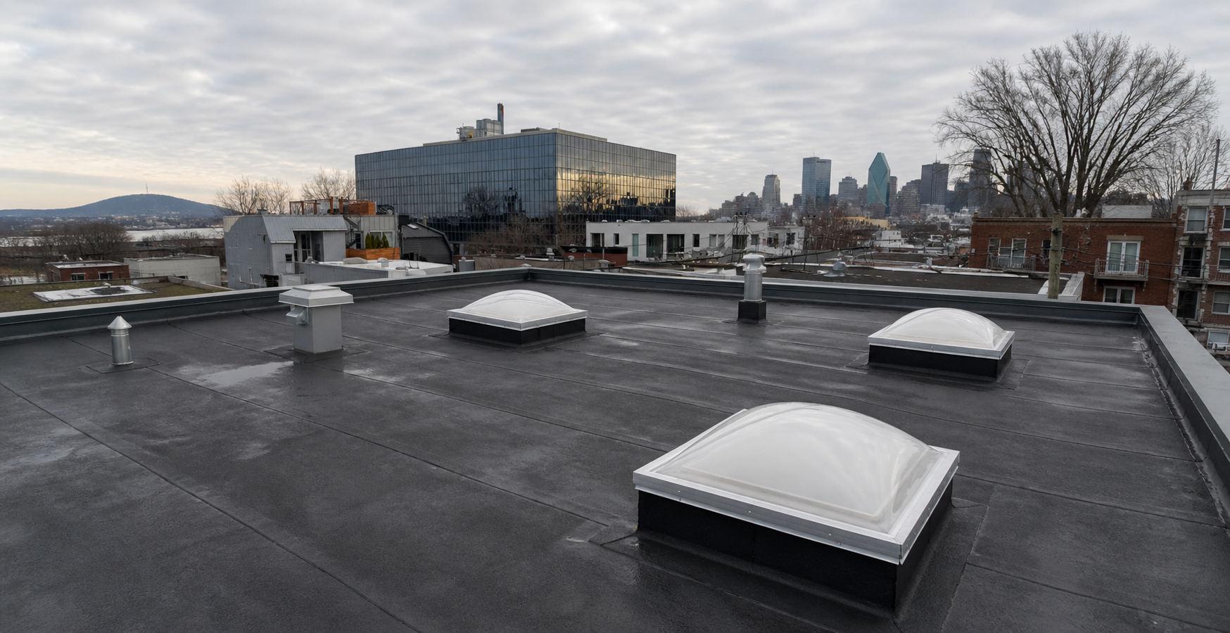 Pyramid skylight in Montreal