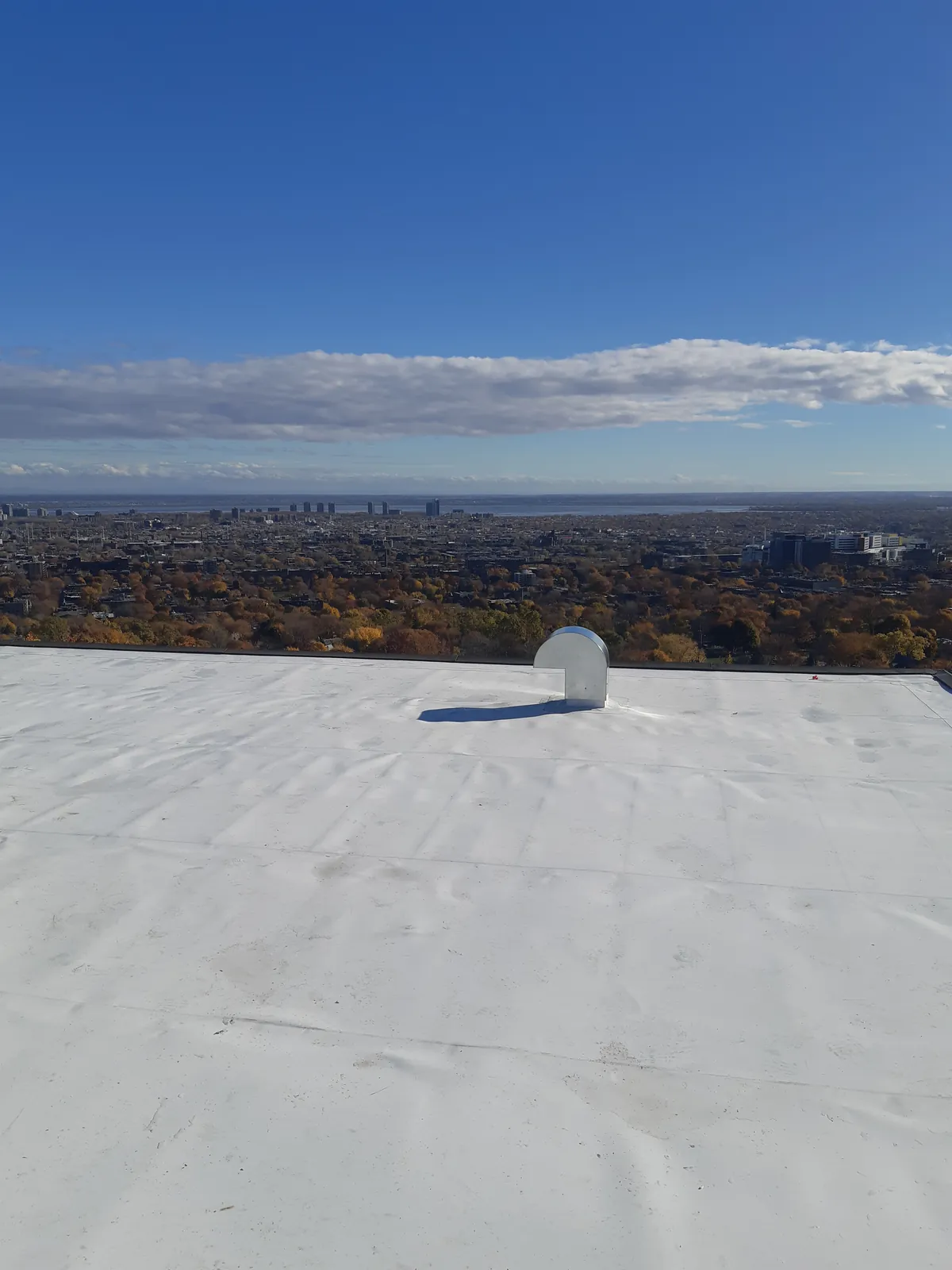 Roofing project in Montreal
